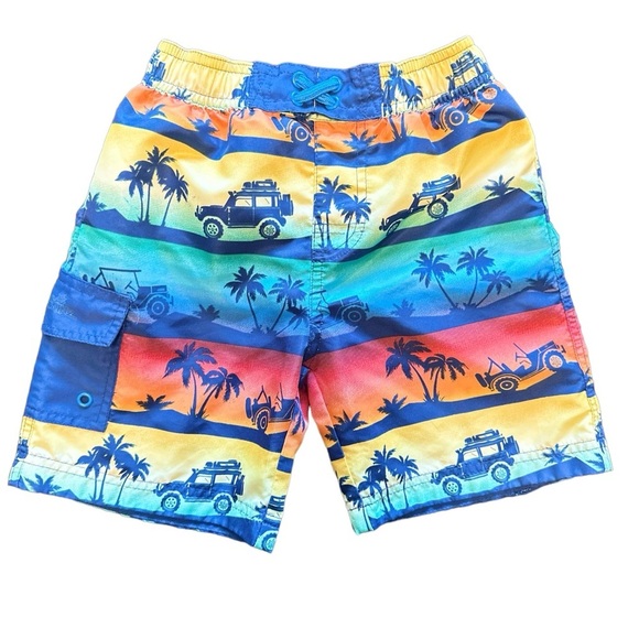 George Boys Size 4/5 Swim Suit Shorts - UV Skins & George - Picture 2 of 6